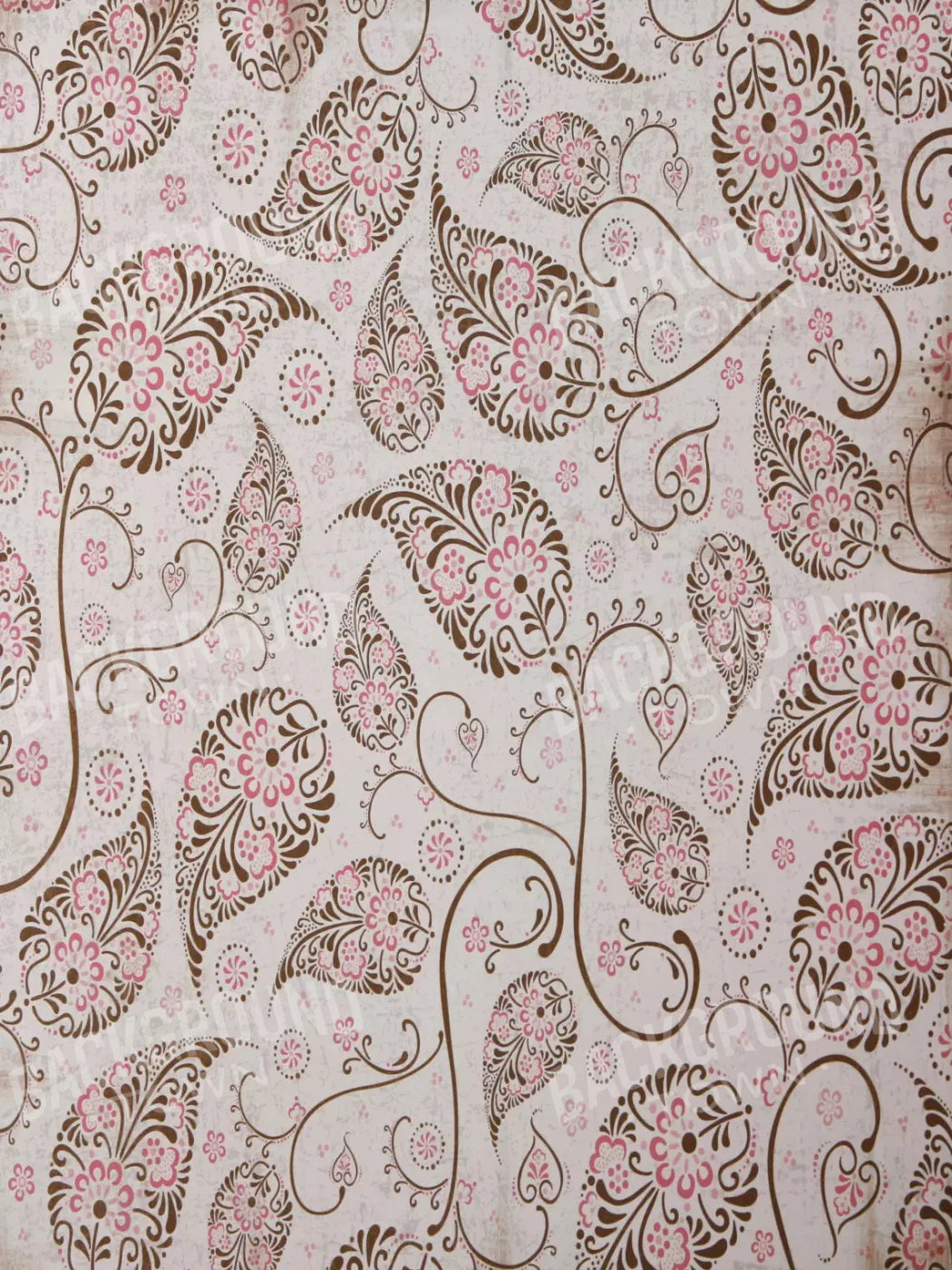 Leaflet Pink 5X68 Fleece ( 60 X 80 Inch ) Backdrop