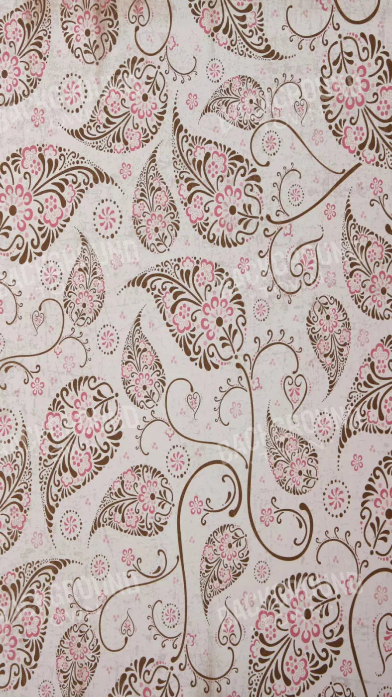 Leaflet Pink 8X14 Ultracloth ( 96 X 168 Inch ) Backdrop