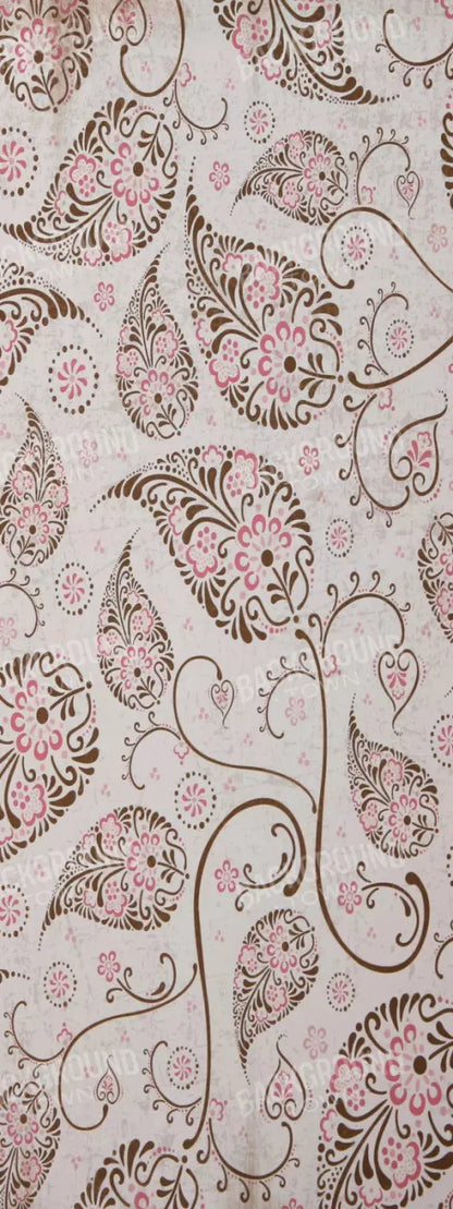 Leaflet Pink 8X20 Ultracloth ( 96 X 240 Inch ) Backdrop