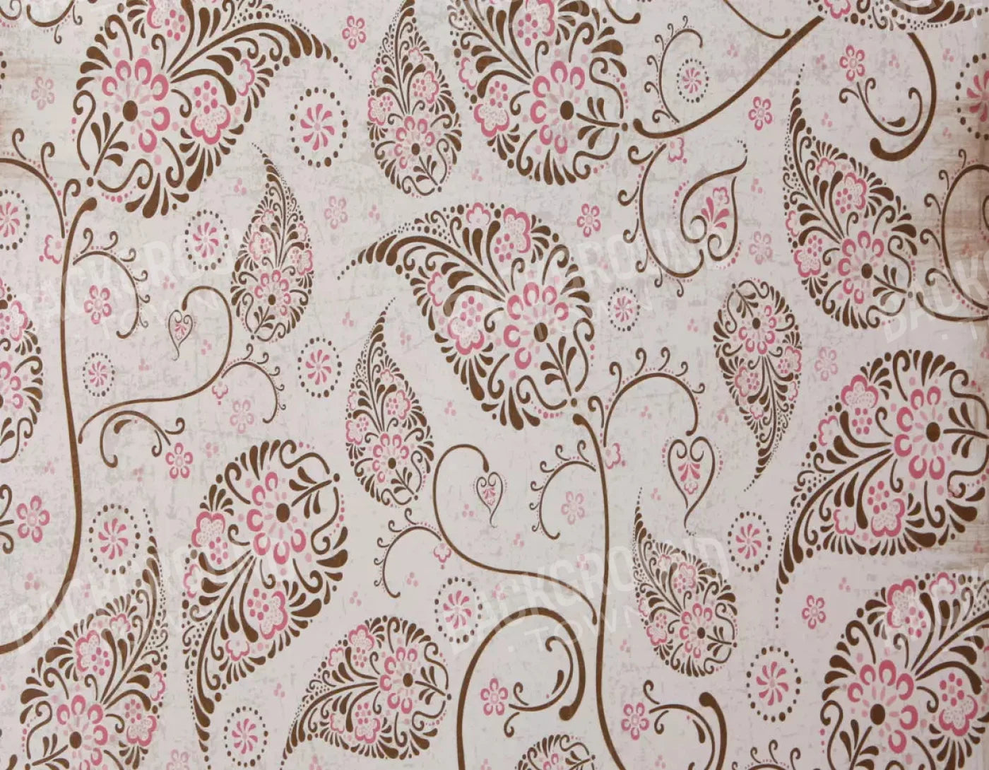 Leaflet Pink 8X6 Fleece ( 96 X 72 Inch ) Backdrop