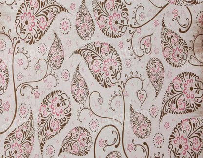 Leaflet Pink 8X6 Fleece ( 96 X 72 Inch ) Backdrop