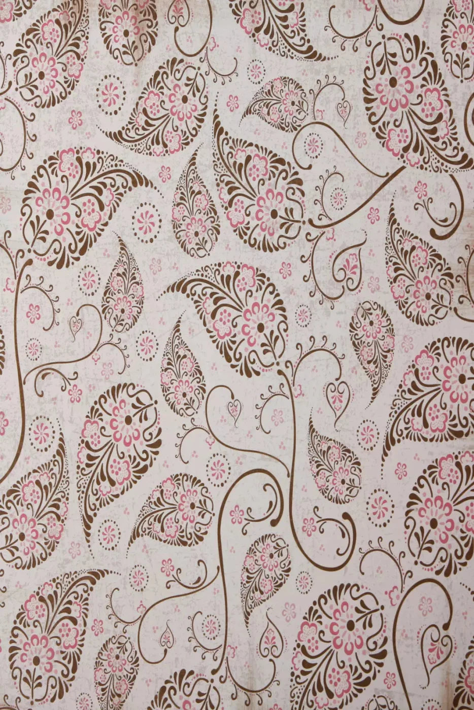 Leaflet Pink 4X5 Rubbermat Floor ( 48 X 60 Inch ) Backdrop