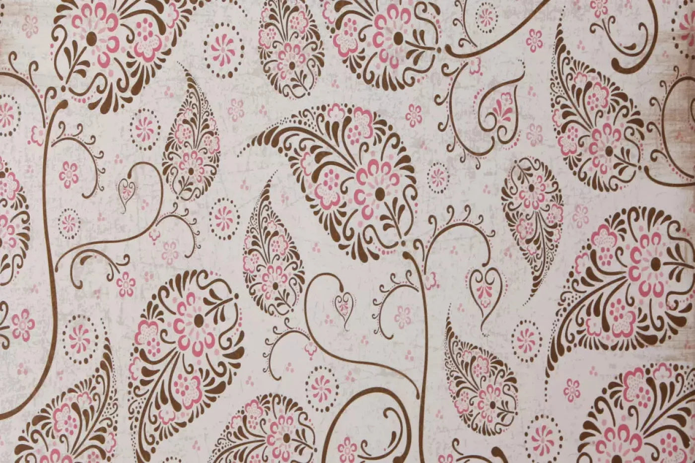 Leaflet Pink 5X4 Rubbermat Floor ( 60 X 48 Inch ) Backdrop