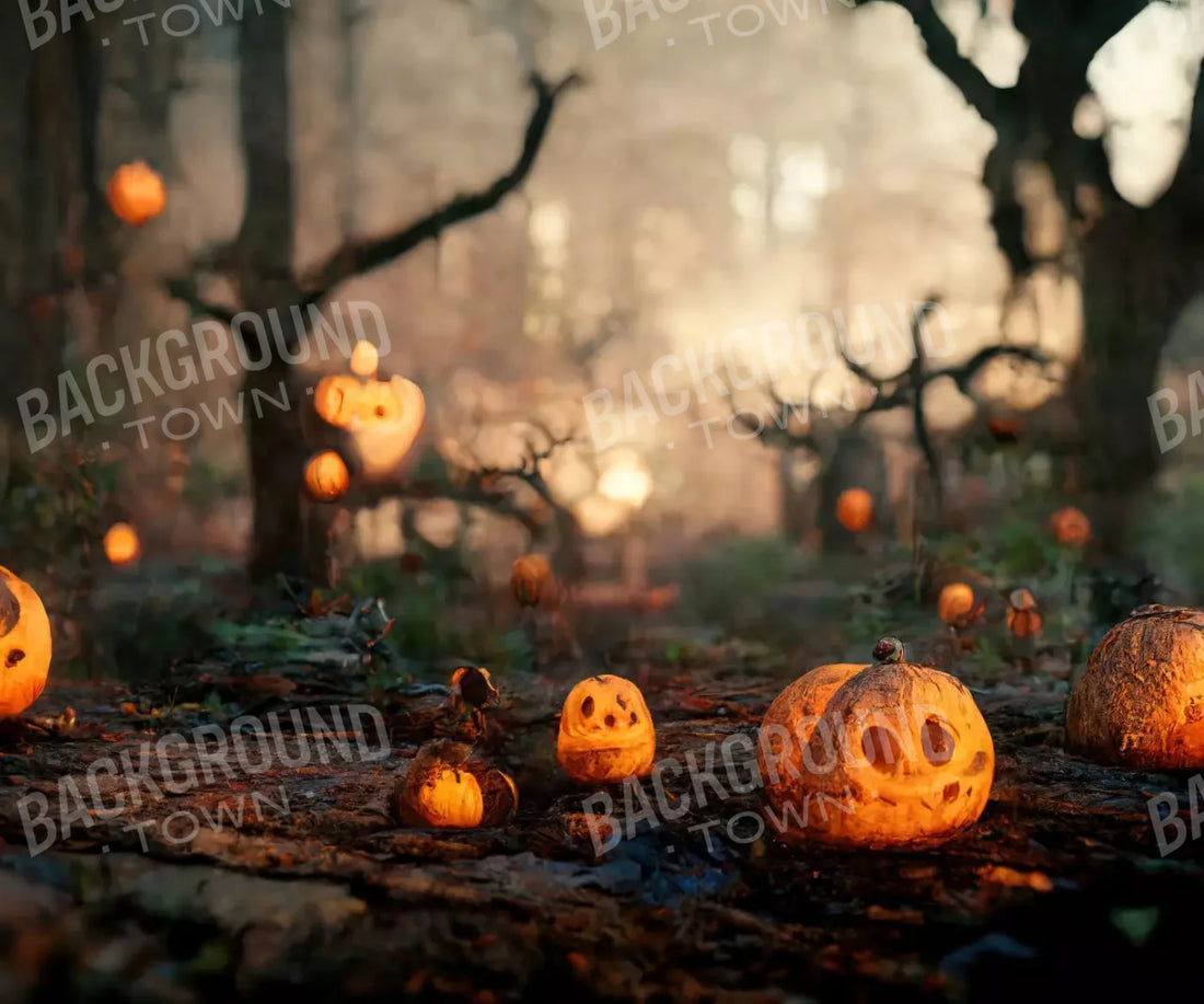Orange Halloween Backdrop for Photography