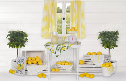 Lemonade Stand 12X8 Ultracloth ( 144 X 96 Inch ) Backdrop