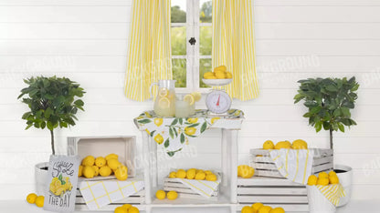 Lemonade Stand 14X8 Ultracloth ( 168 X 96 Inch ) Backdrop