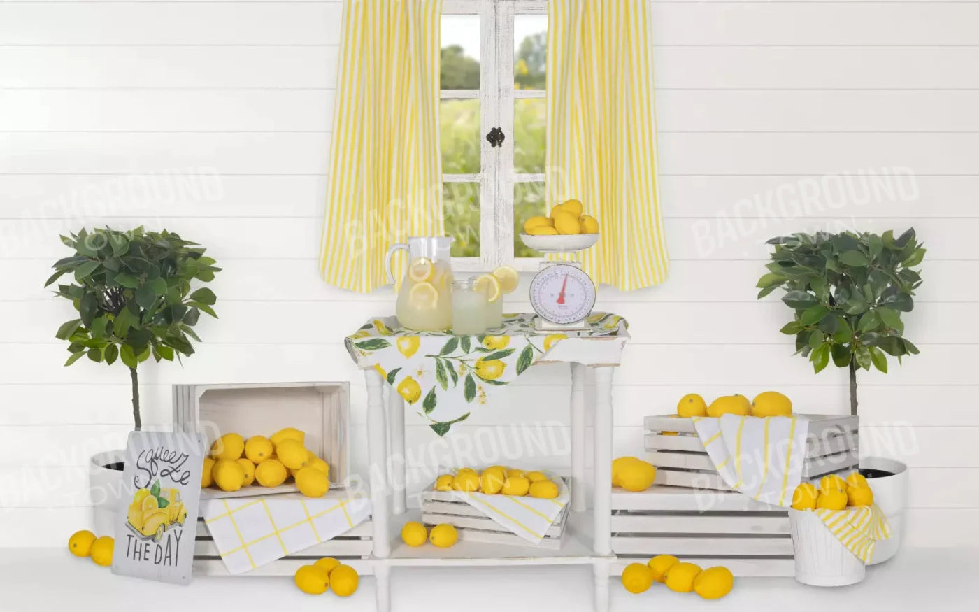 Lemonade Stand 14X9 Ultracloth ( 168 X 108 Inch ) Backdrop