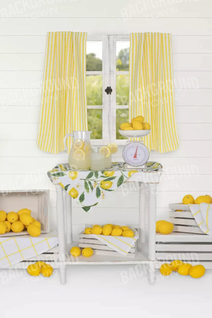 Lemonade Stand 5X8 Ultracloth ( 60 X 96 Inch ) Backdrop