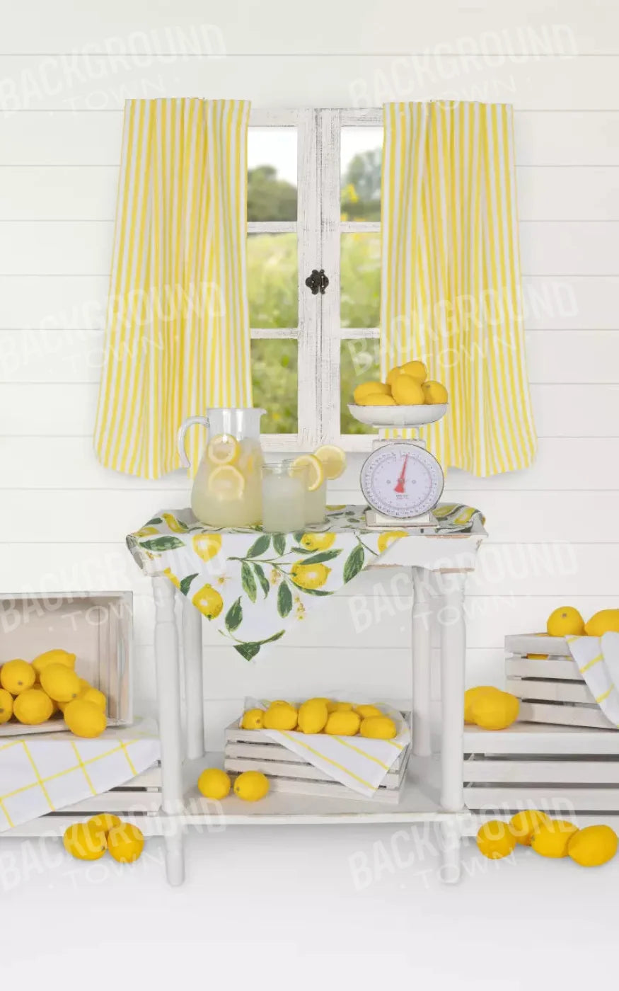 Lemonade Stand 9X14 Ultracloth ( 108 X 168 Inch ) Backdrop