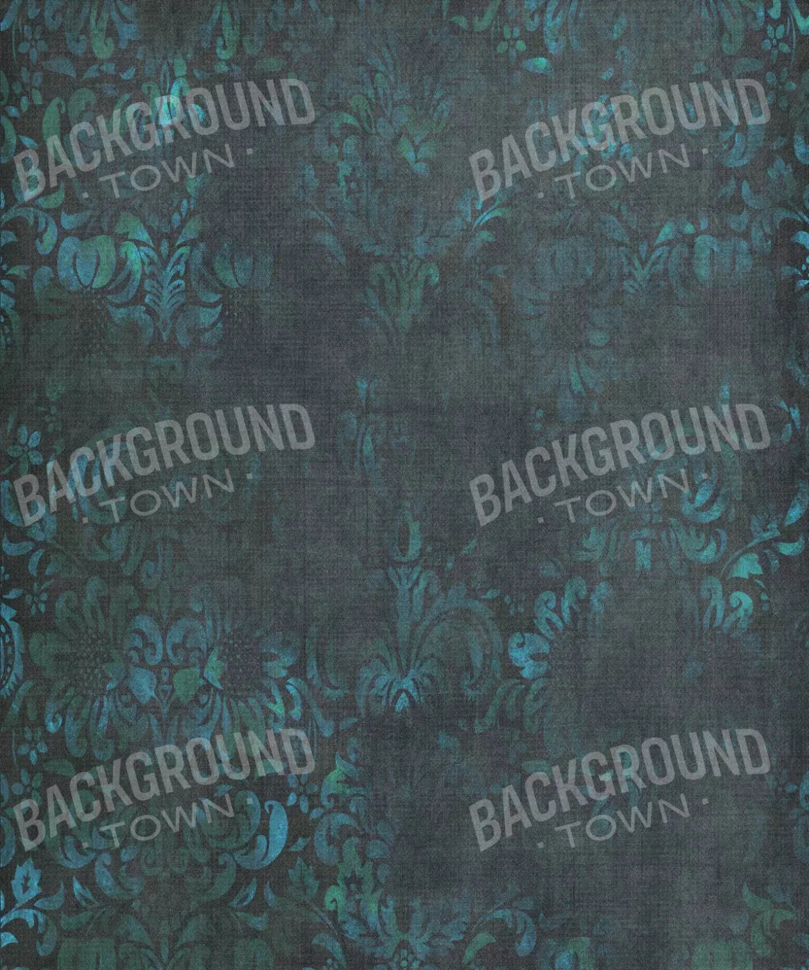 Blue Damask Backdrop for Photography