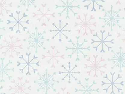 Let It Snow 68X5 Fleece ( 80 X 60 Inch ) Backdrop