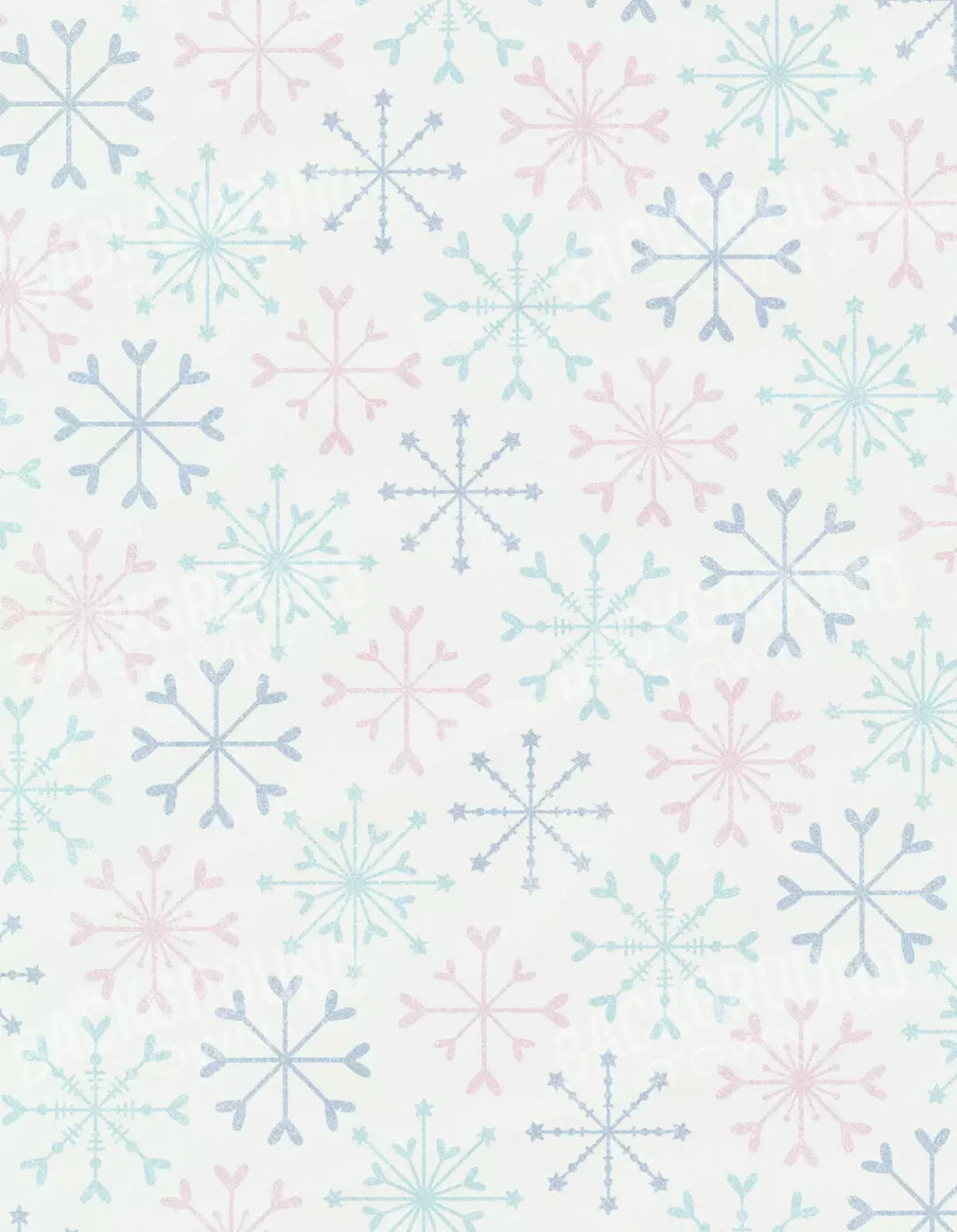 Let It Snow 6X8 Fleece ( 72 X 96 Inch ) Backdrop