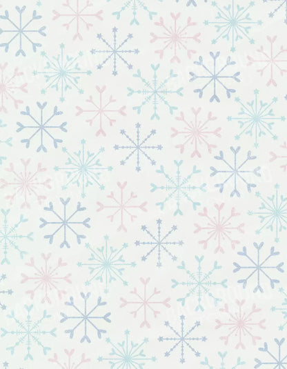 Let It Snow 6X8 Fleece ( 72 X 96 Inch ) Backdrop