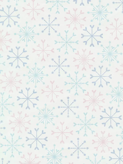Let It Snow 8X10 Fleece ( 96 X 120 Inch ) Backdrop