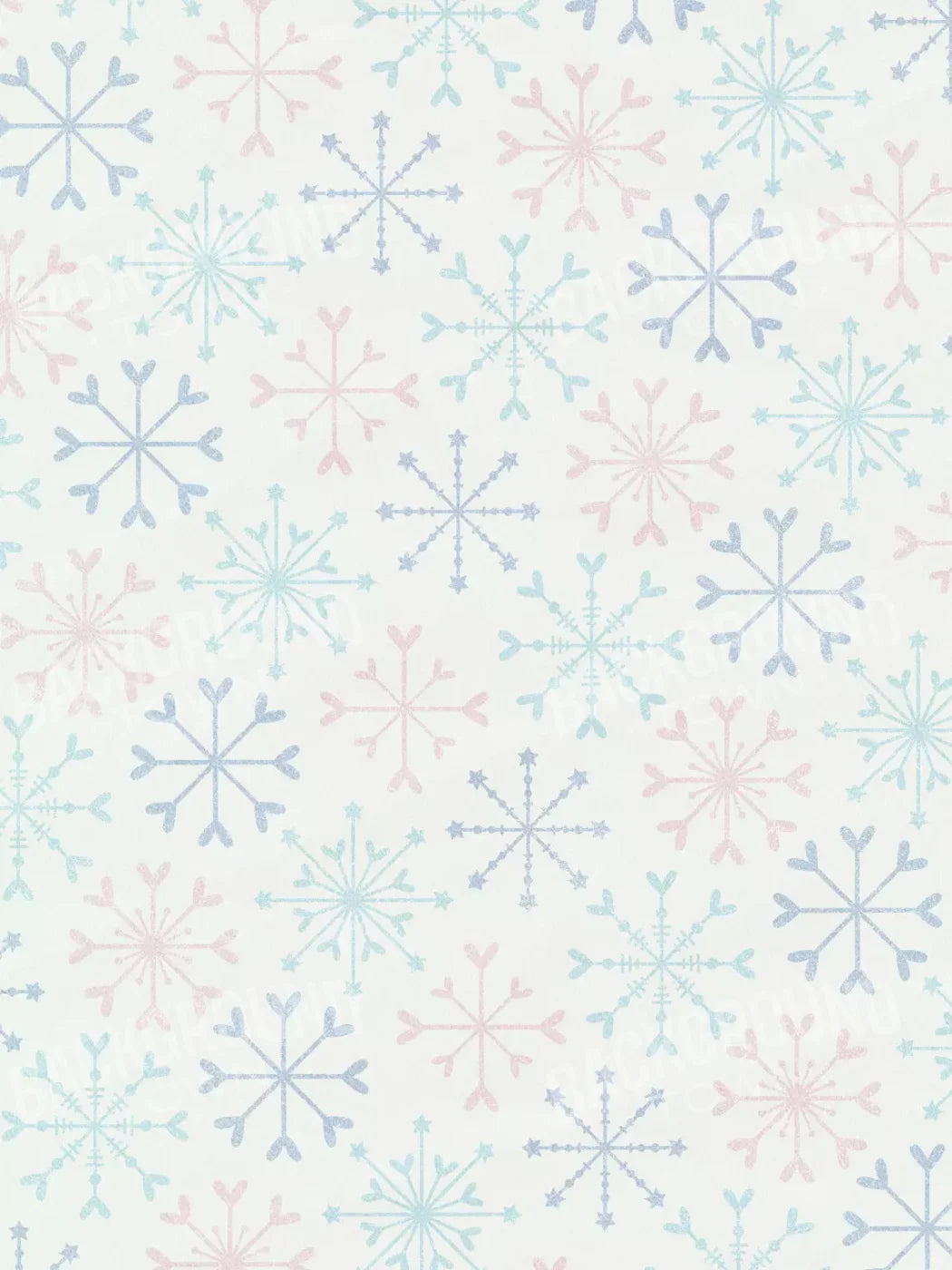Let It Snow 8X10 Fleece ( 96 X 120 Inch ) Backdrop