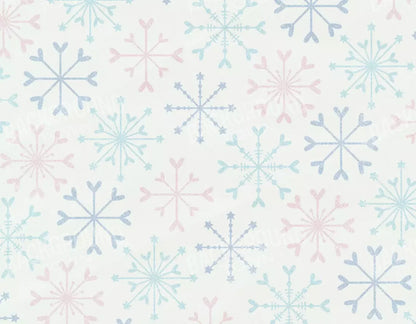 Let It Snow 8X6 Fleece ( 96 X 72 Inch ) Backdrop
