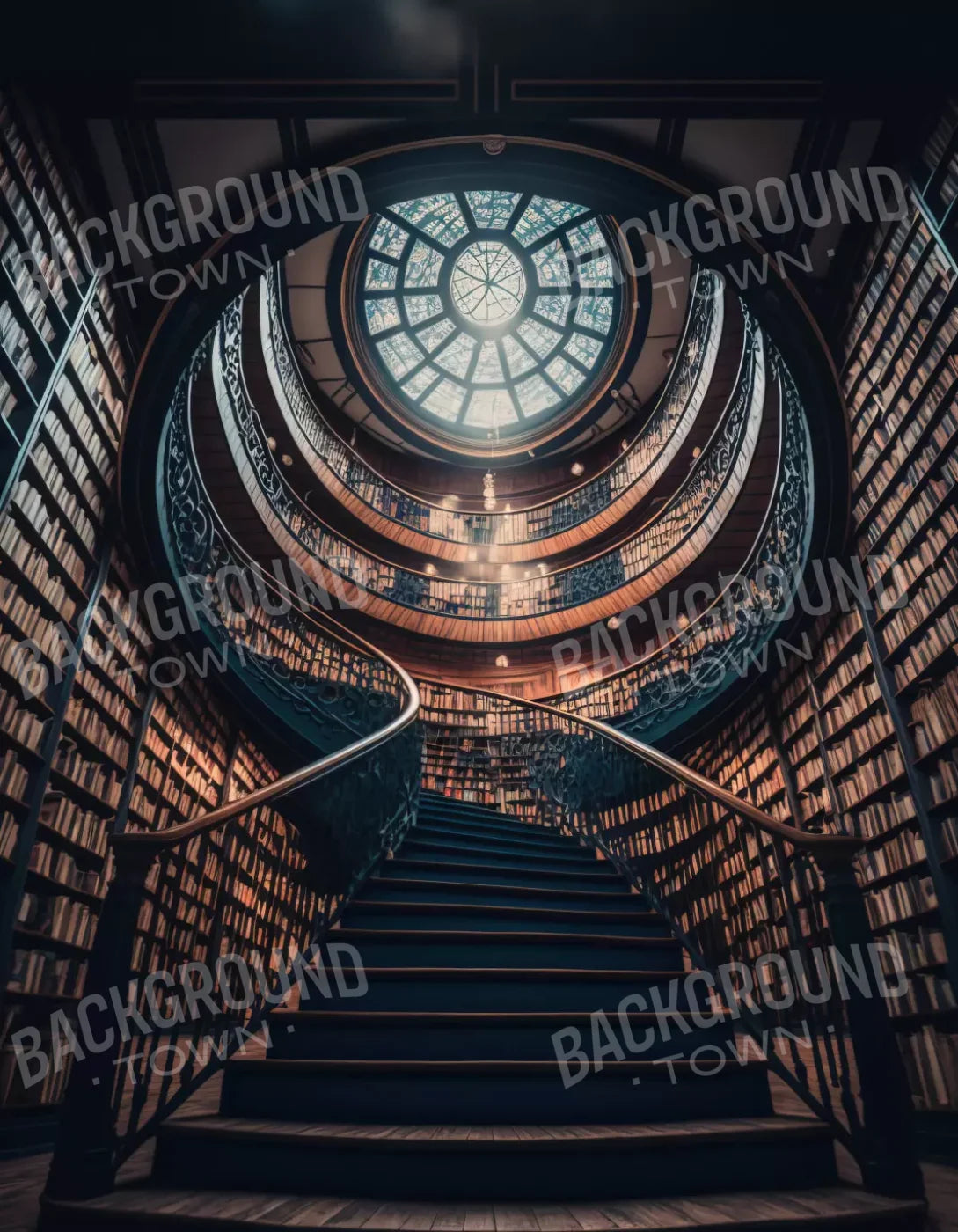 Library Ll 6X8 Fleece ( 72 X 96 Inch ) Backdrop