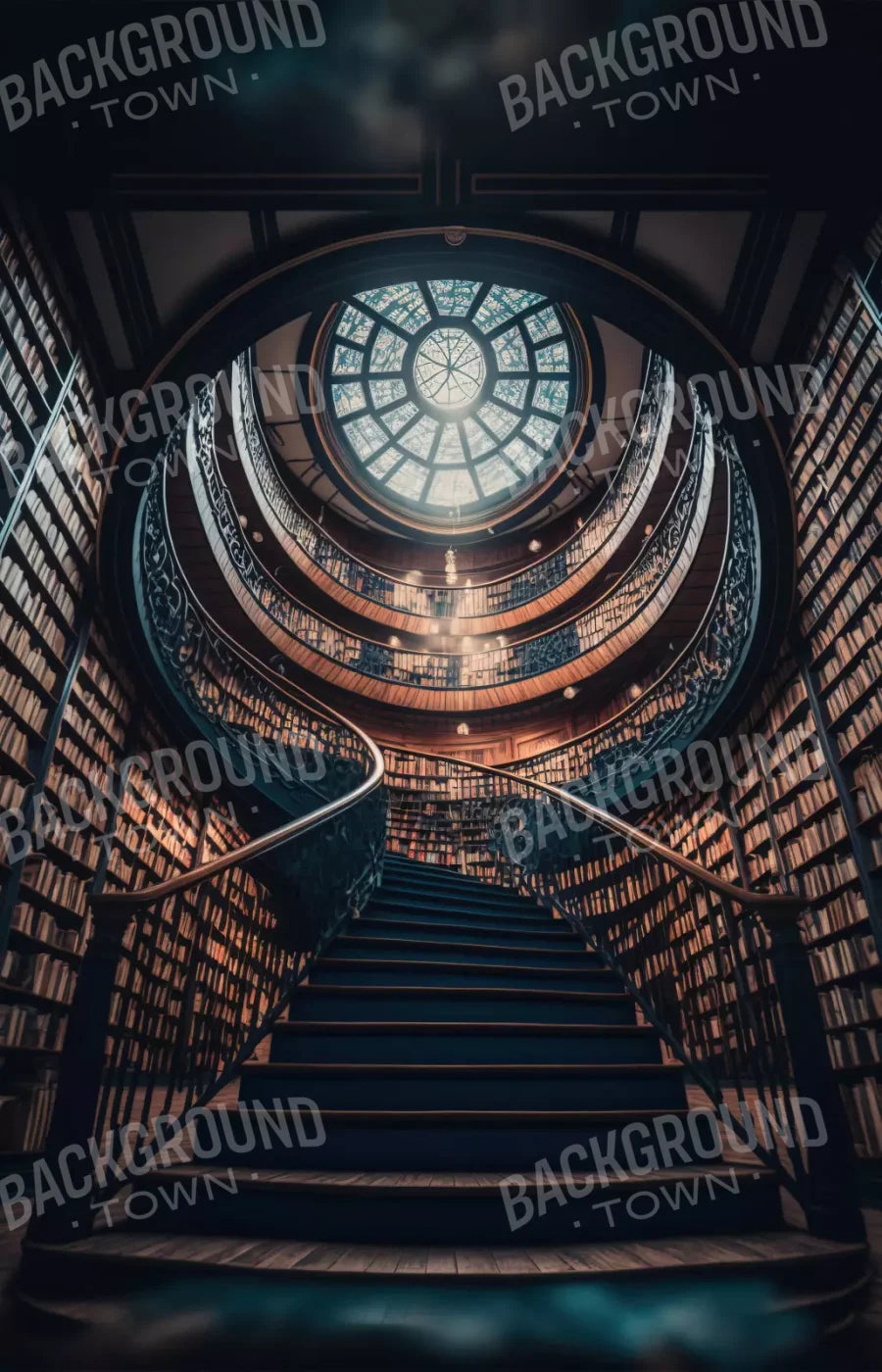 Library Ll 8X12 Ultracloth ( 96 X 144 Inch ) Backdrop