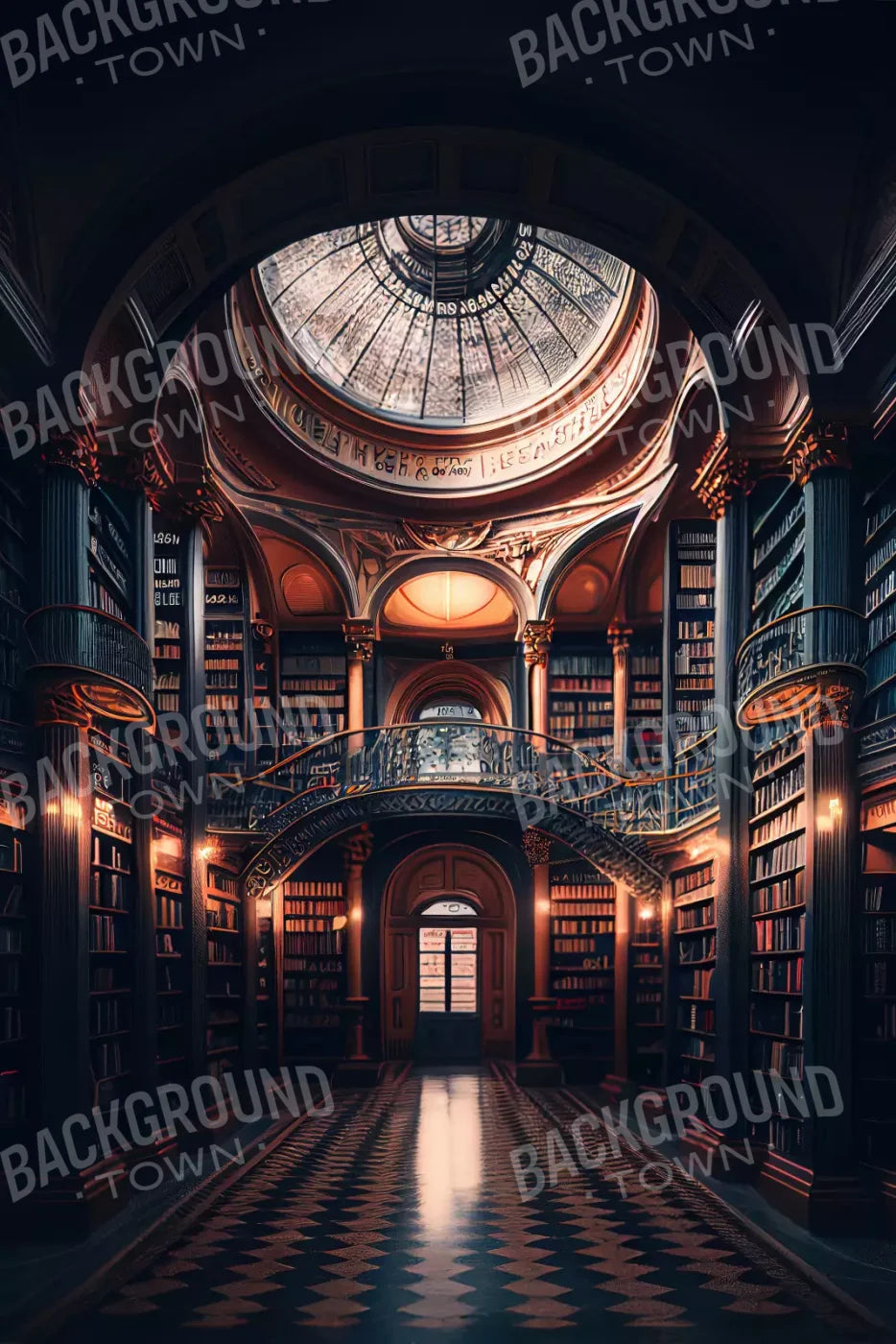 Library Ll 5X8 Ultracloth ( 60 X 96 Inch ) Backdrop