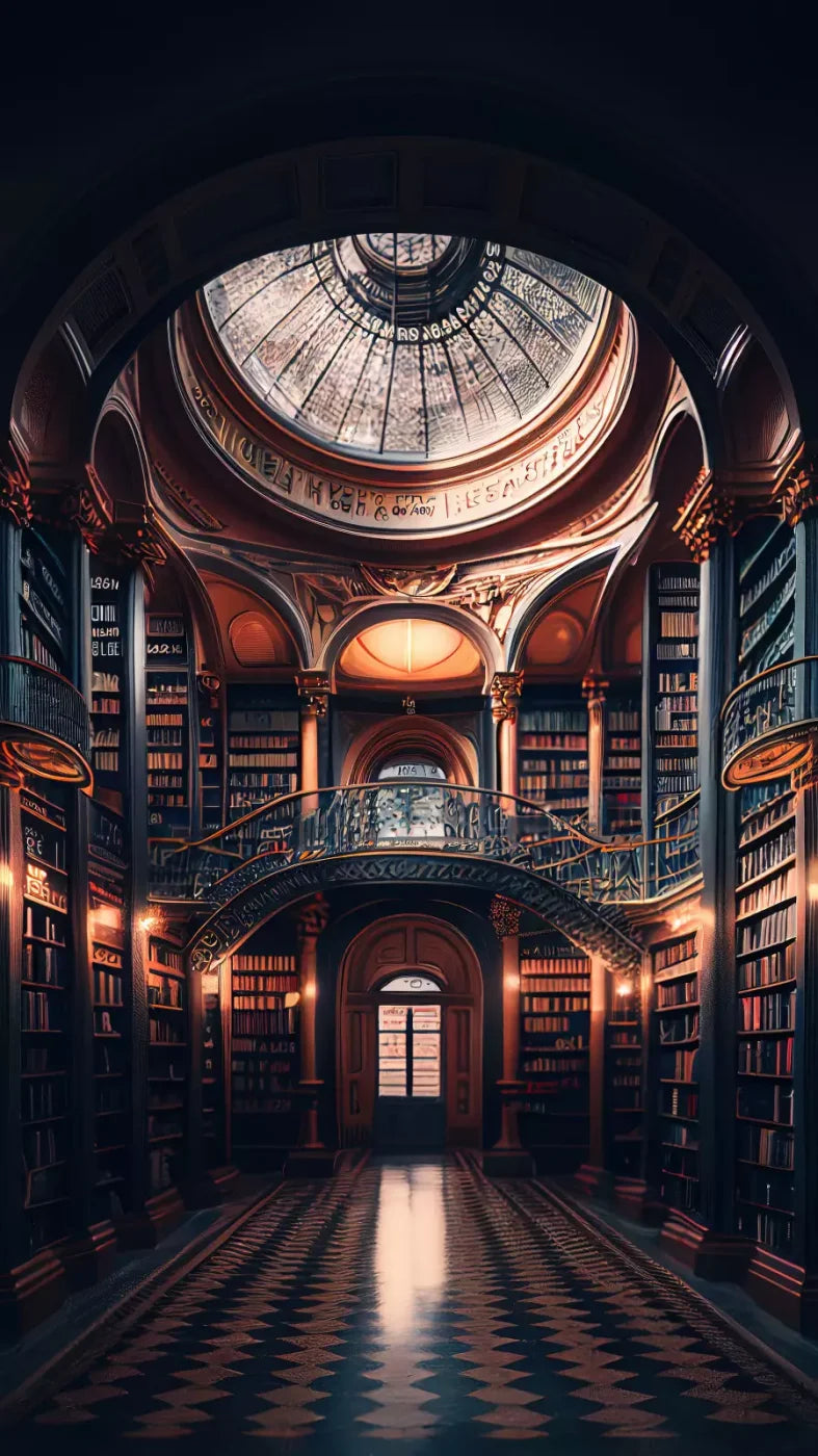 Library Ll 8X14 Ultracloth ( 96 X 168 Inch ) Backdrop