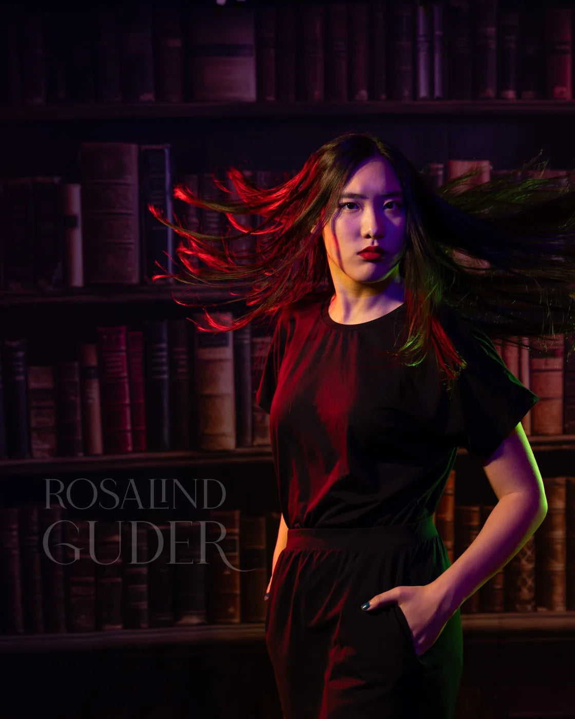 Library Wall Backdrop