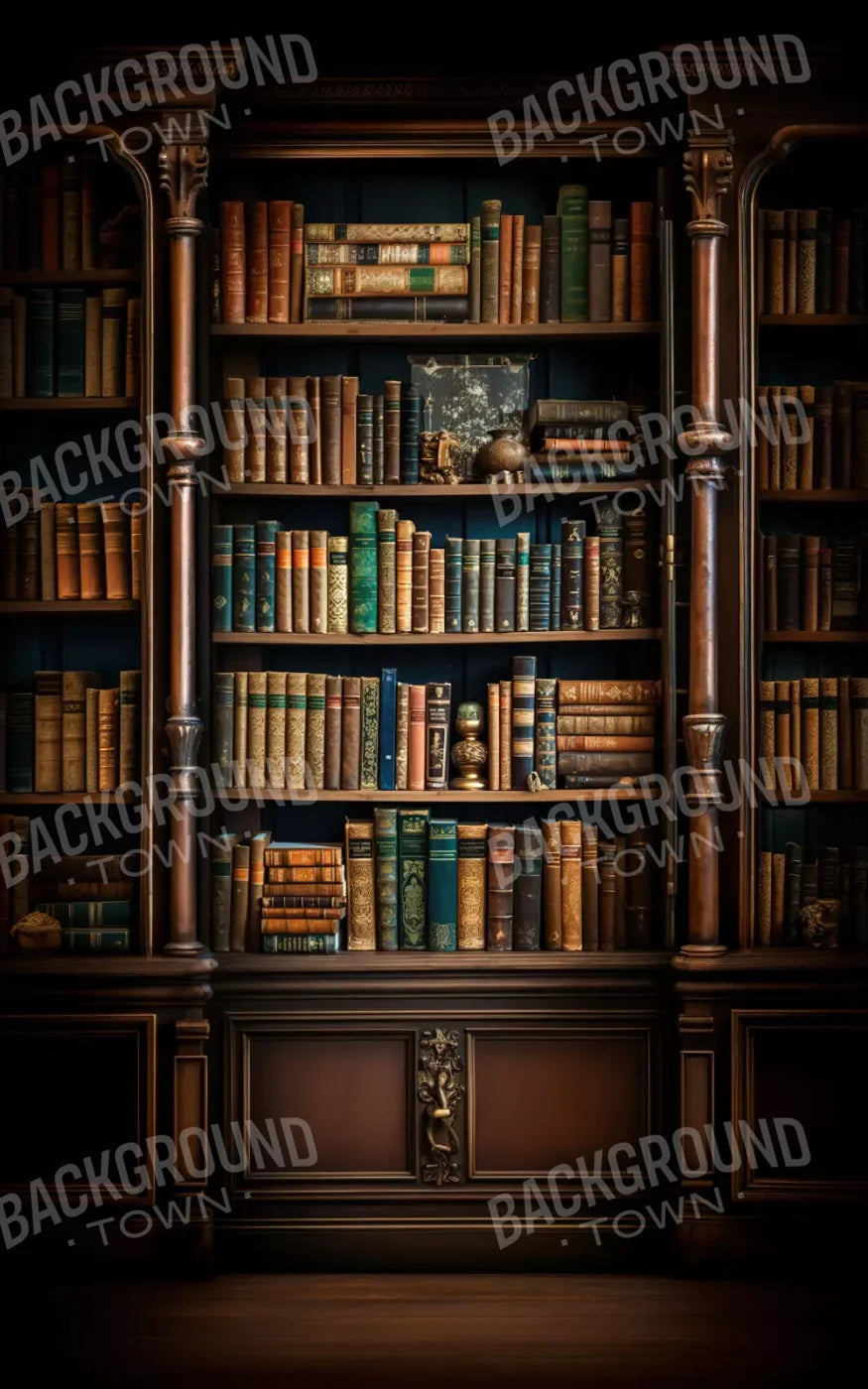 Library Wall Vertical 5X8 Ultracloth ( 60 X 96 Inch ) Backdrop