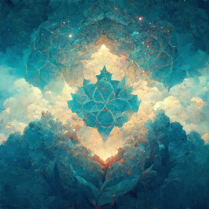 Light Blue Nebula 10X10 Ultracloth ( 120 X Inch ) Backdrop