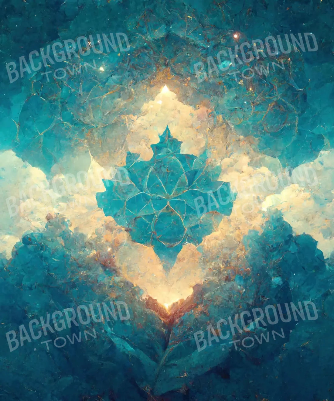 Blue Pattern Backdrop for Photography