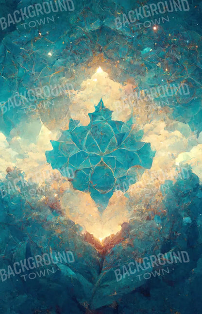 Light Blue Nebula 8X12 Ultracloth ( 96 X 144 Inch ) Backdrop