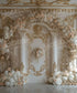 Beige White Gold Pink  Backdrop for Photography