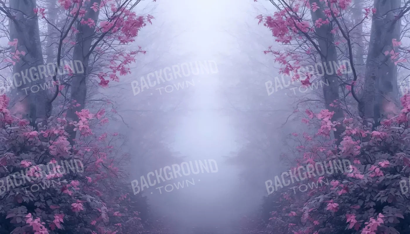 Light Pink Burning Bush Walk 14’X8’ Ultracloth (168 X 96 Inch) Backdrop