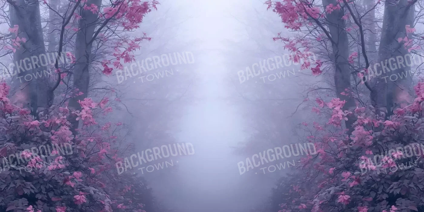 Light Pink Burning Bush Walk 16’X8’ Ultracloth (192 X 96 Inch) Backdrop