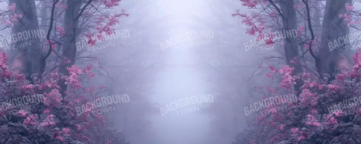 Light Pink Burning Bush Walk 20’X8’ Ultracloth (240 X 96 Inch) Backdrop