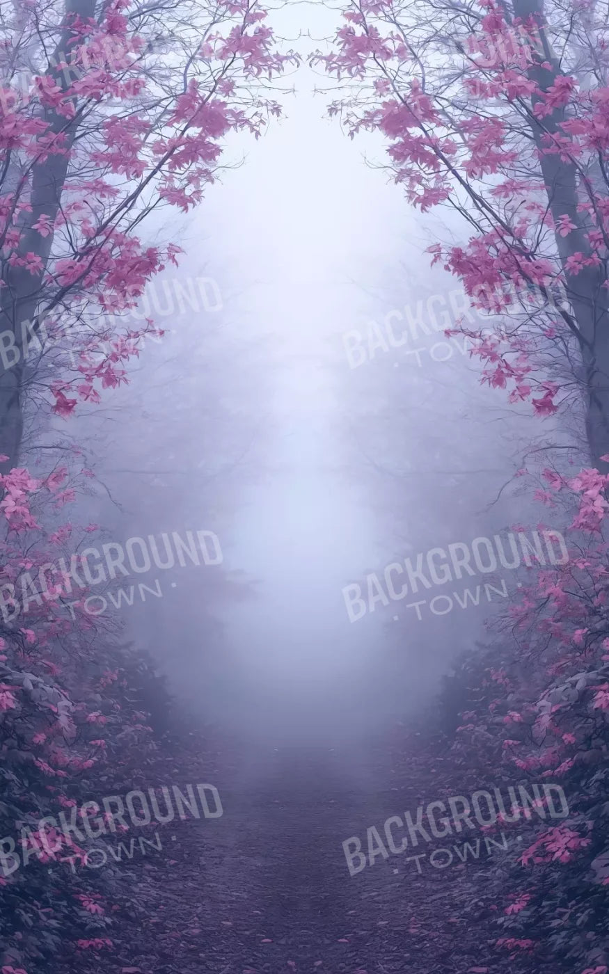 Light Pink Burning Bush Walk 5’X8’ Ultracloth (60 X 96 Inch) Backdrop