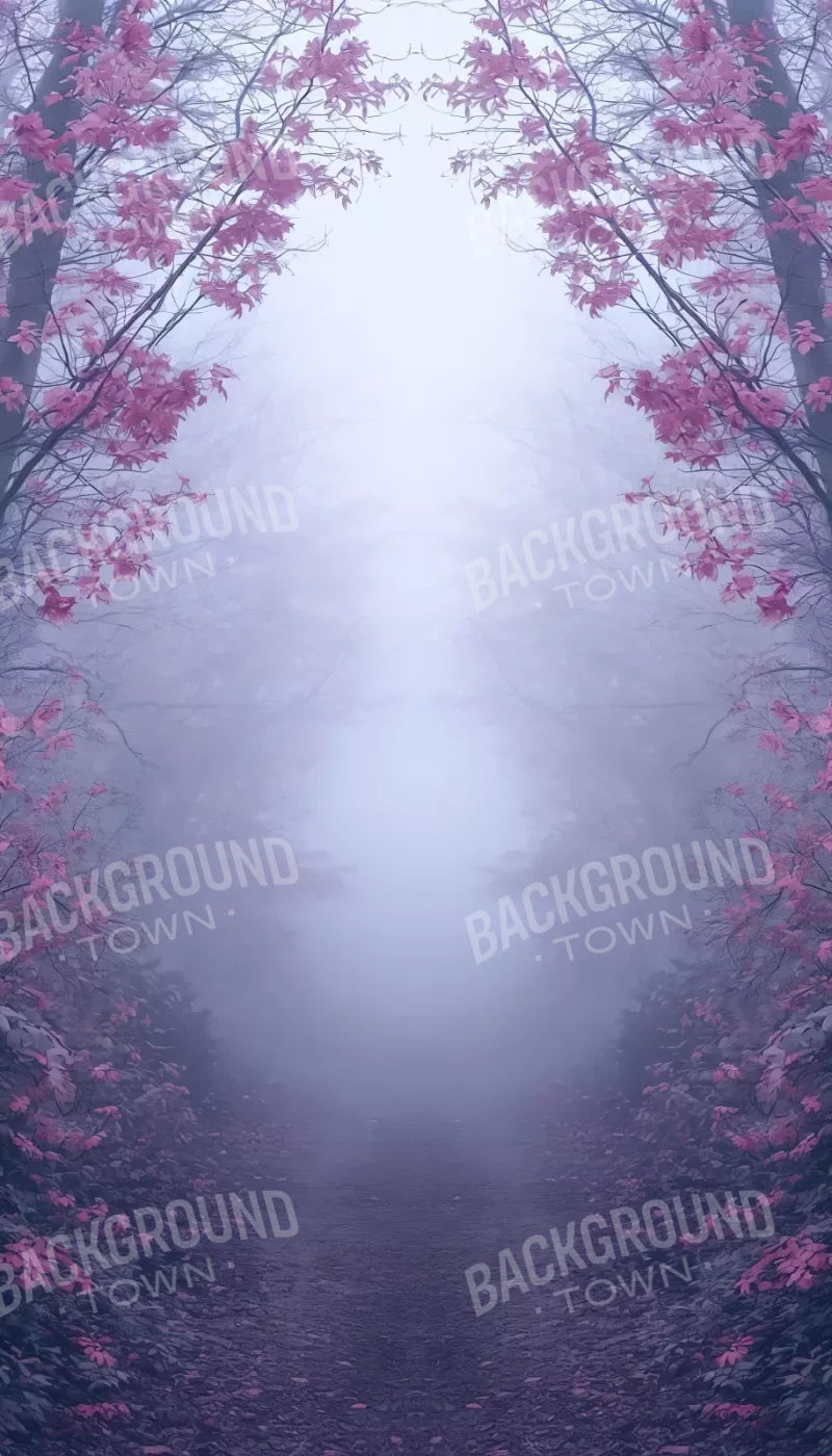 Light Pink Burning Bush Walk 8’X14’ Ultracloth (96 X 168 Inch) Backdrop