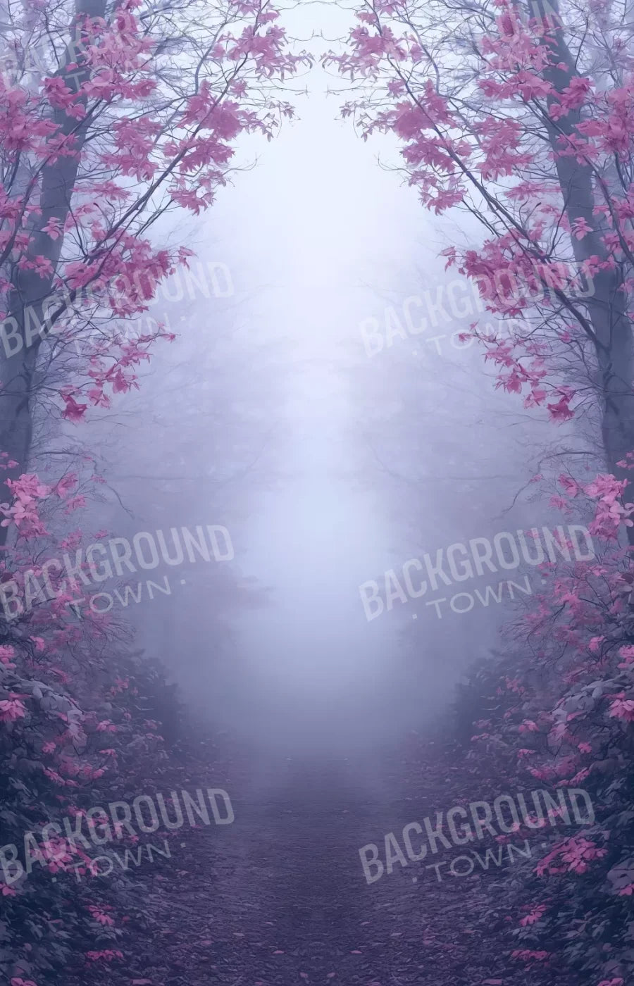 Light Pink Burning Bush Walk 9’X14’ Ultracloth (108 X 168 Inch) Backdrop
