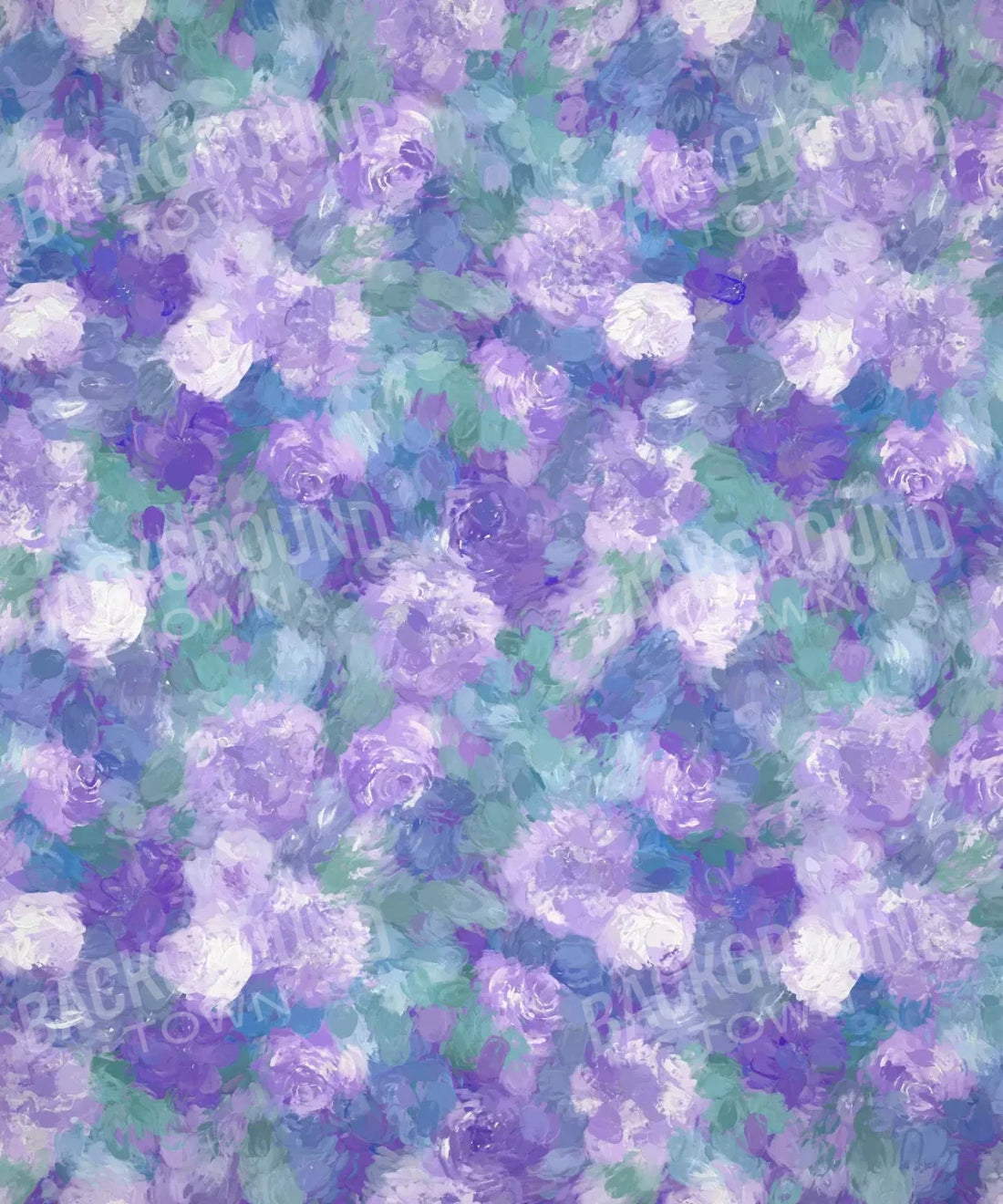 Purple Floral Backdrop for Photography