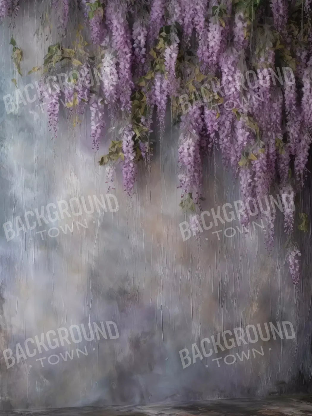 Lilac Wall 5X68 Fleece ( 60 X 80 Inch ) Backdrop