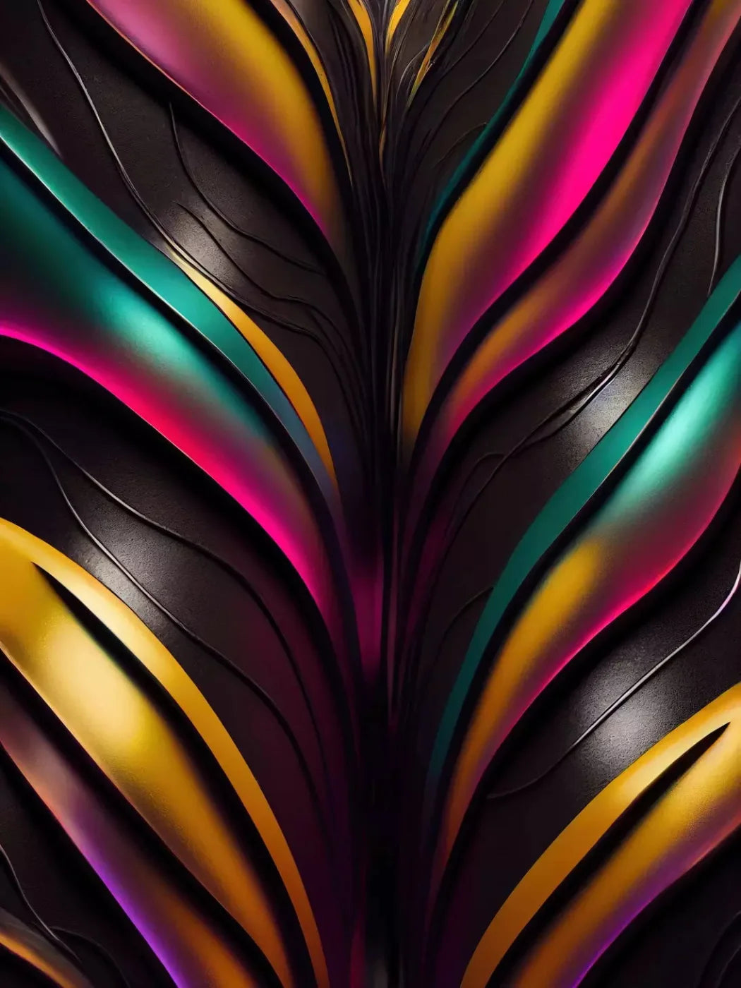 Liquid Neon Paint 5X68 Fleece ( 60 X 80 Inch ) Backdrop