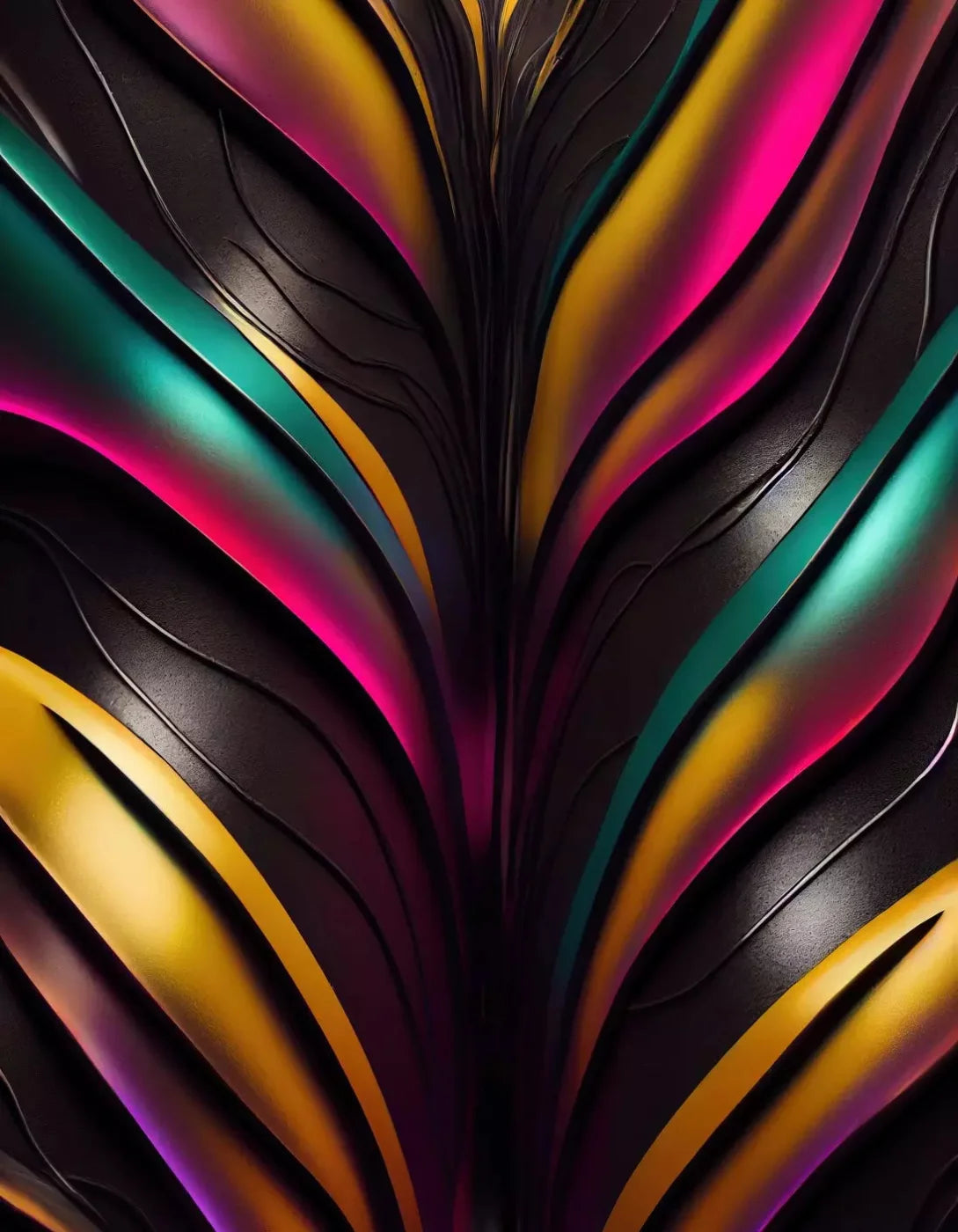 Liquid Neon Paint 6X8 Fleece ( 72 X 96 Inch ) Backdrop