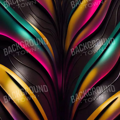 Liquid Neon Paint 8X8 Fleece ( 96 X Inch ) Backdrop