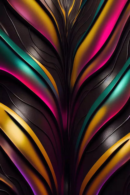 Liquid Neon Paint Backdrop