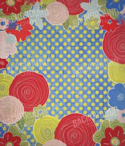 Little Boats Buds 10X12 Ultracloth ( 120 X 144 Inch ) Backdrop