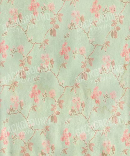 Green Floral Backdrop for Photography