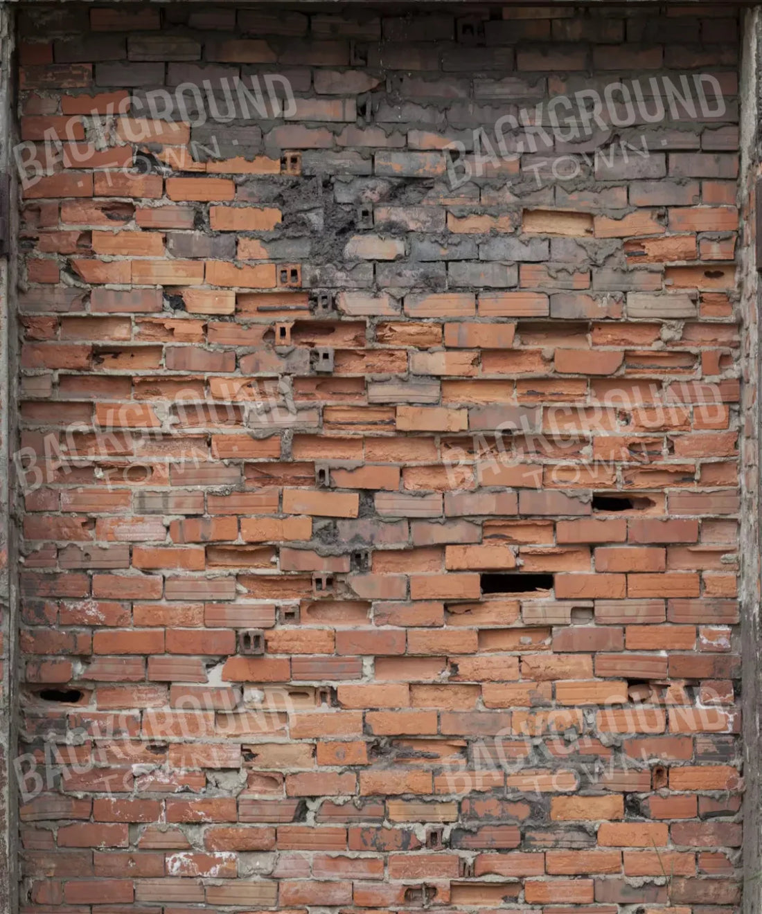 Brown Brick and Stone Backdrop for Photography