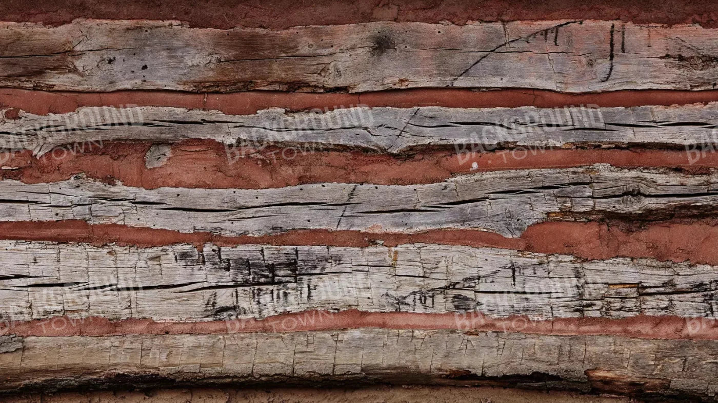 Log Cabin 14X8 Ultracloth ( 168 X 96 Inch ) Backdrop