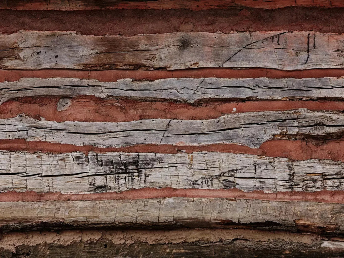 Log Cabin 68X5 Fleece ( 80 X 60 Inch ) Backdrop
