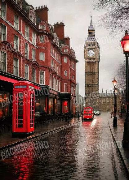 London Street 5’x7’ UltraCloth (60 x 84 inch) Backdrop