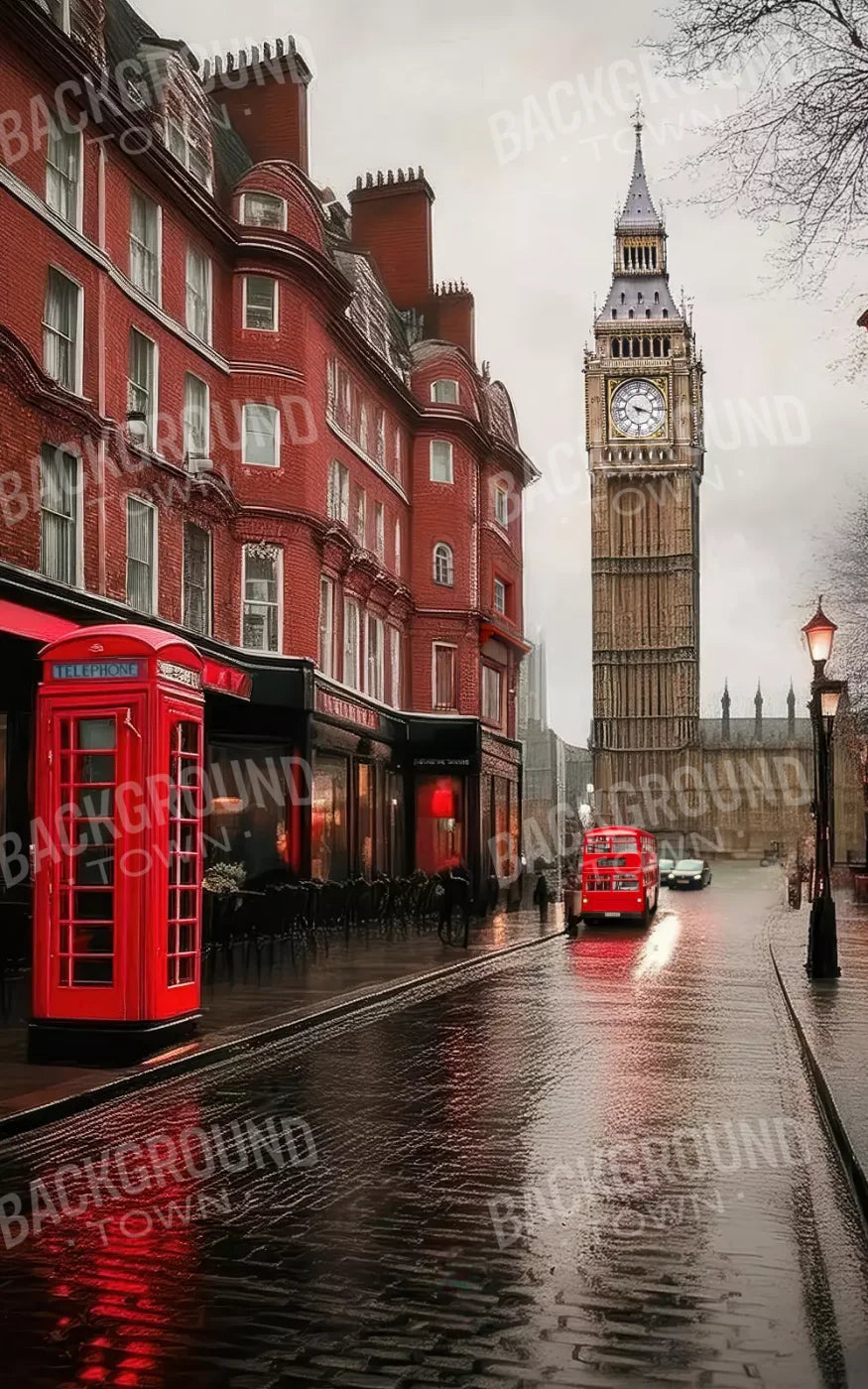 London Street 5’x8’ UltraCloth (60 x 96 inch) Backdrop