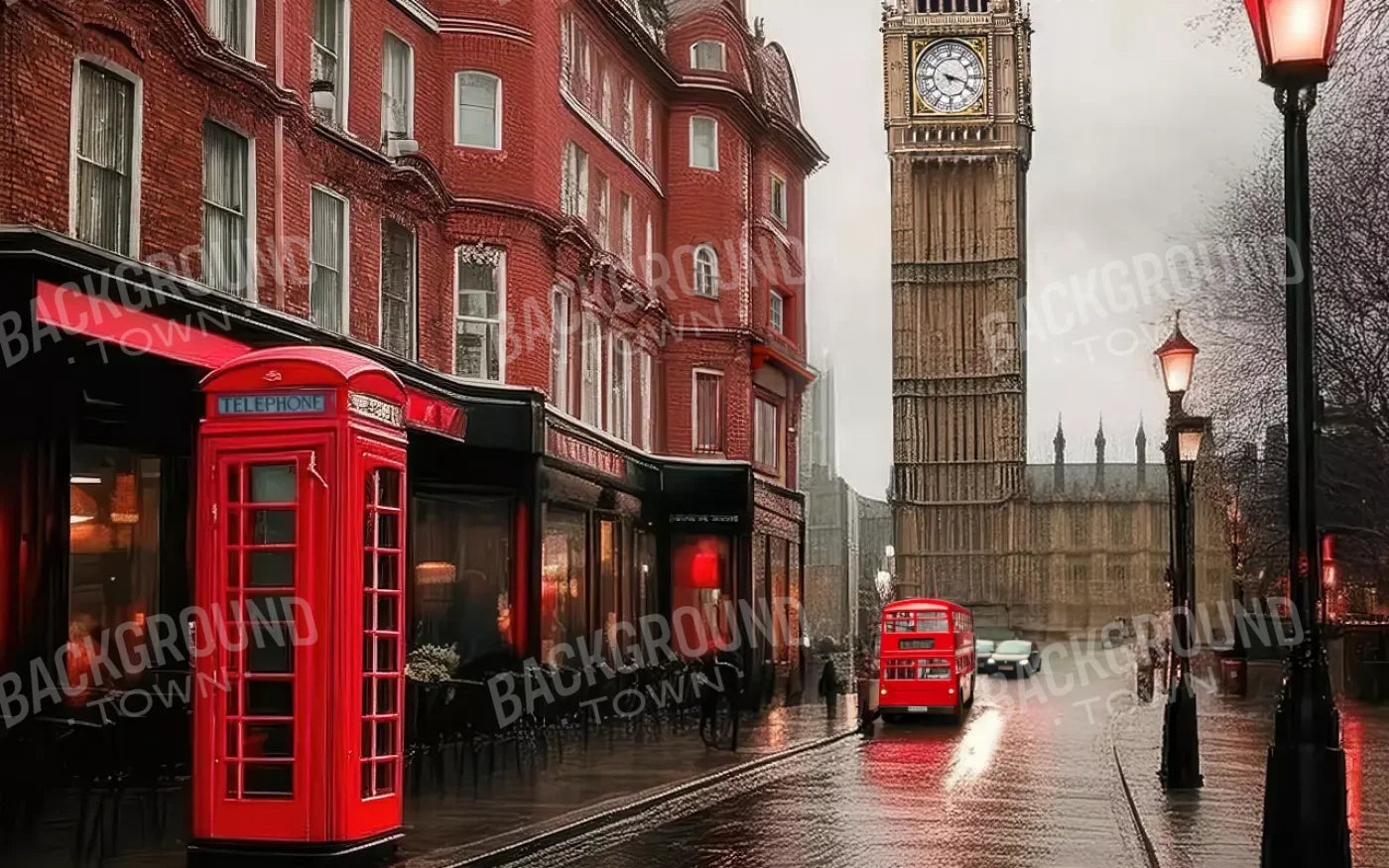 London Street 8’x5’ UltraCloth (96 x 60 inch) Backdrop
